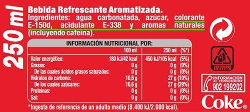 Aditivos artificiales etiqueta